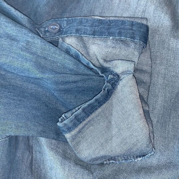 FADED GLORY DEMIN SHIRT SIZE MEDIUM - Picture 8 of 10